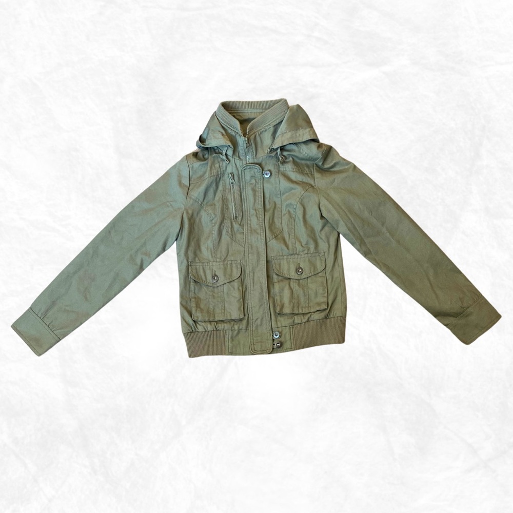 Vero Moda Jeans Army Green Bomber Jacket Like New Condition